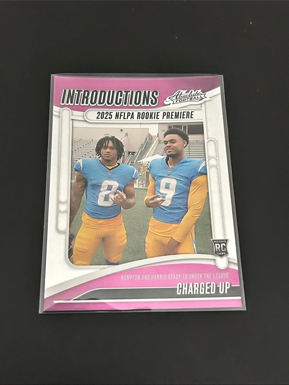 Panini 2025 Panini LA Chargers Charged Up Omarion Hampton and Tre Harris